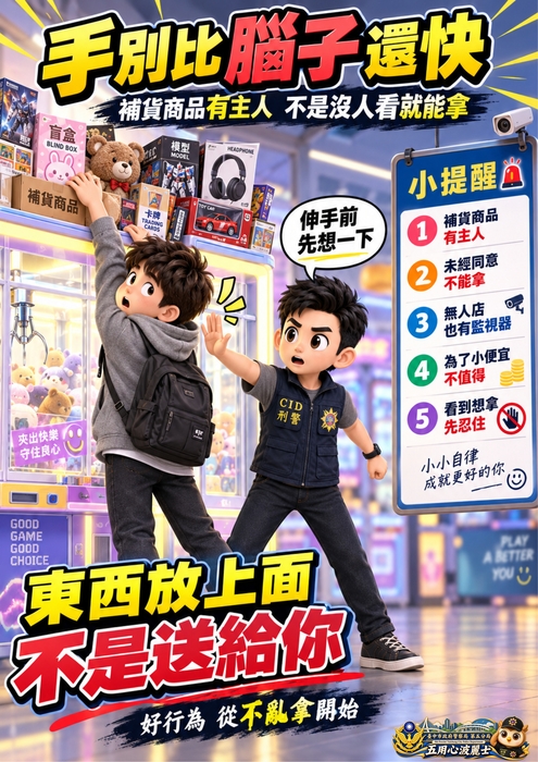 看到喜歡的東西可以心動，但手不要先動！